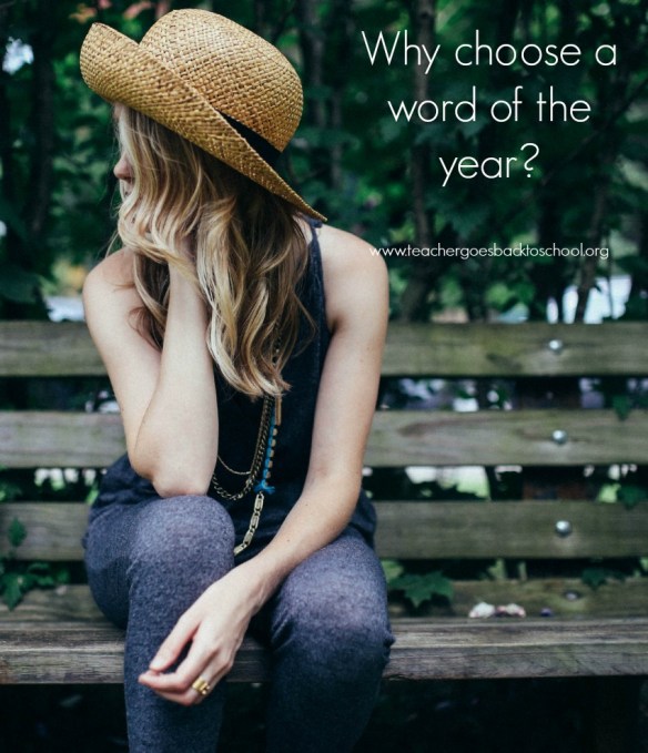 why choose a word of the year